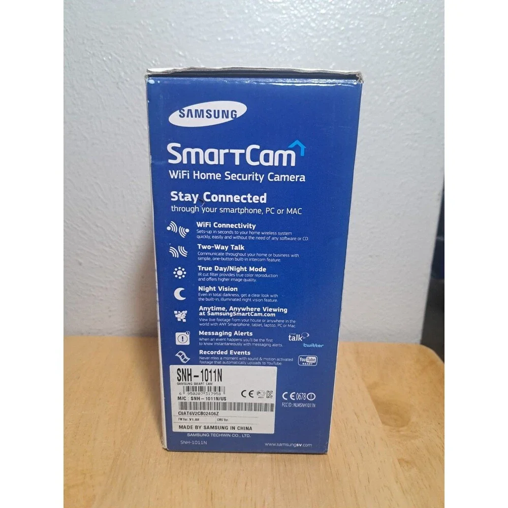 OPEN BOX Samsung SNH 1011 N IP SmartCam WiFi Home Security Camera
